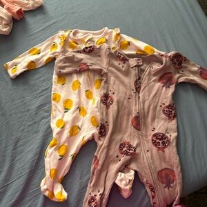 Carters 2 way zipper footies